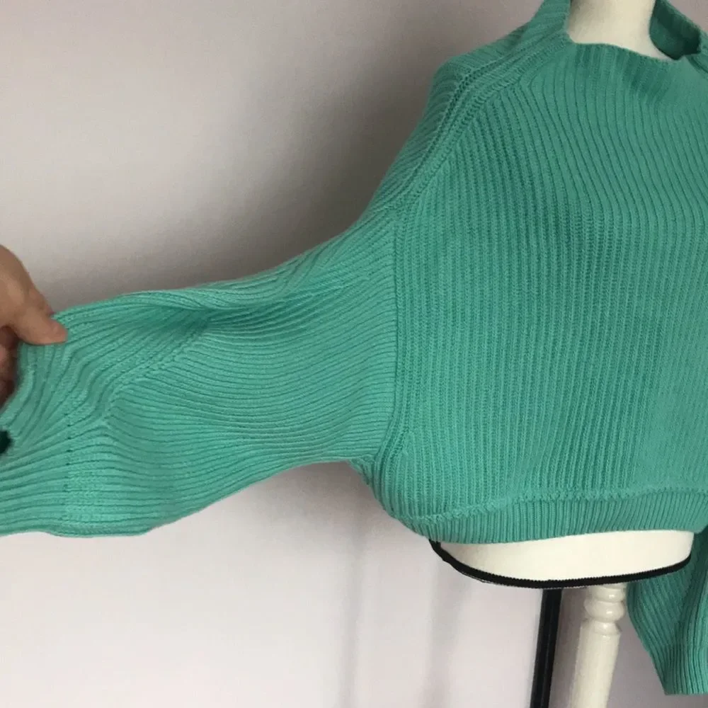 Free People Green Sweater size XS